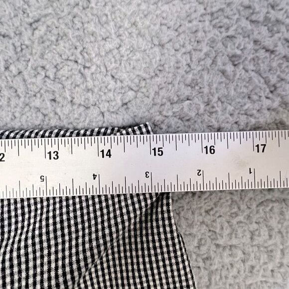 J JILL WOMENS STRETCH PANTS BLACK AND WHITE CHECKERED SIZE 8 P - Picture 9 of 11
